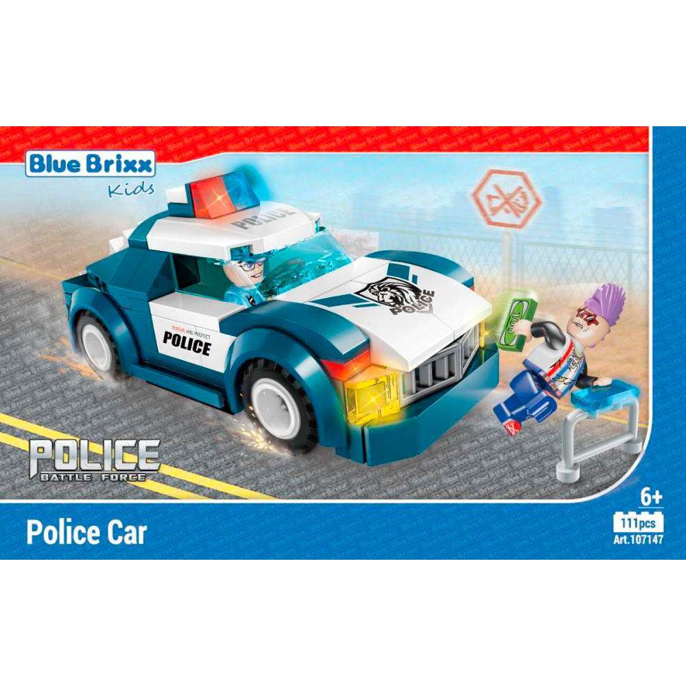 Produktabbildung Blue Brixx 107147 - Stadtpolizei Streifenwagen