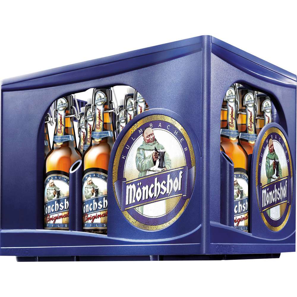 Produktabbildung Mönchshof Original Pilsener Bier, 4,9 % (20x 0,500 Liter)