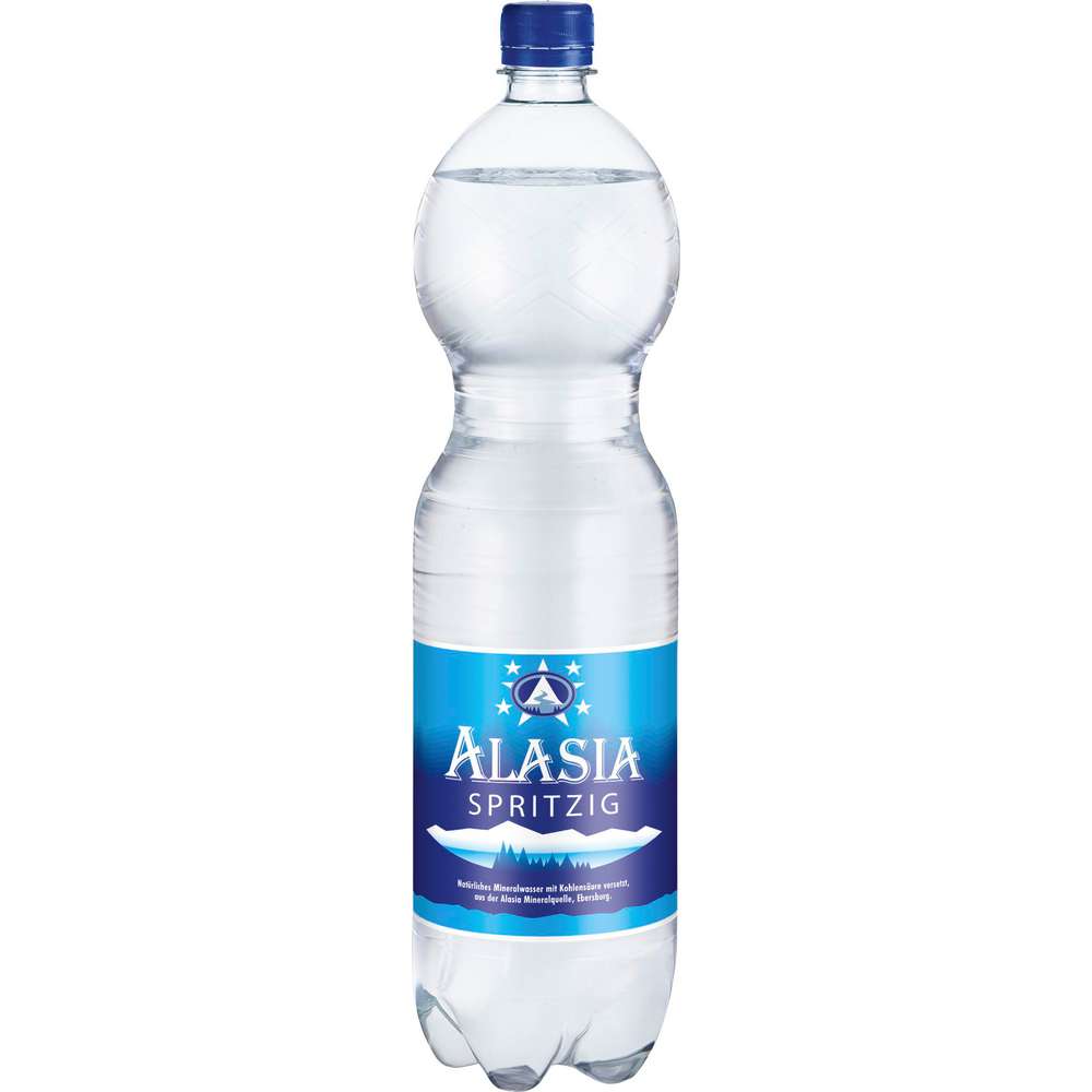 Produktabbildung Alasia Mineralwasser, Spritzig