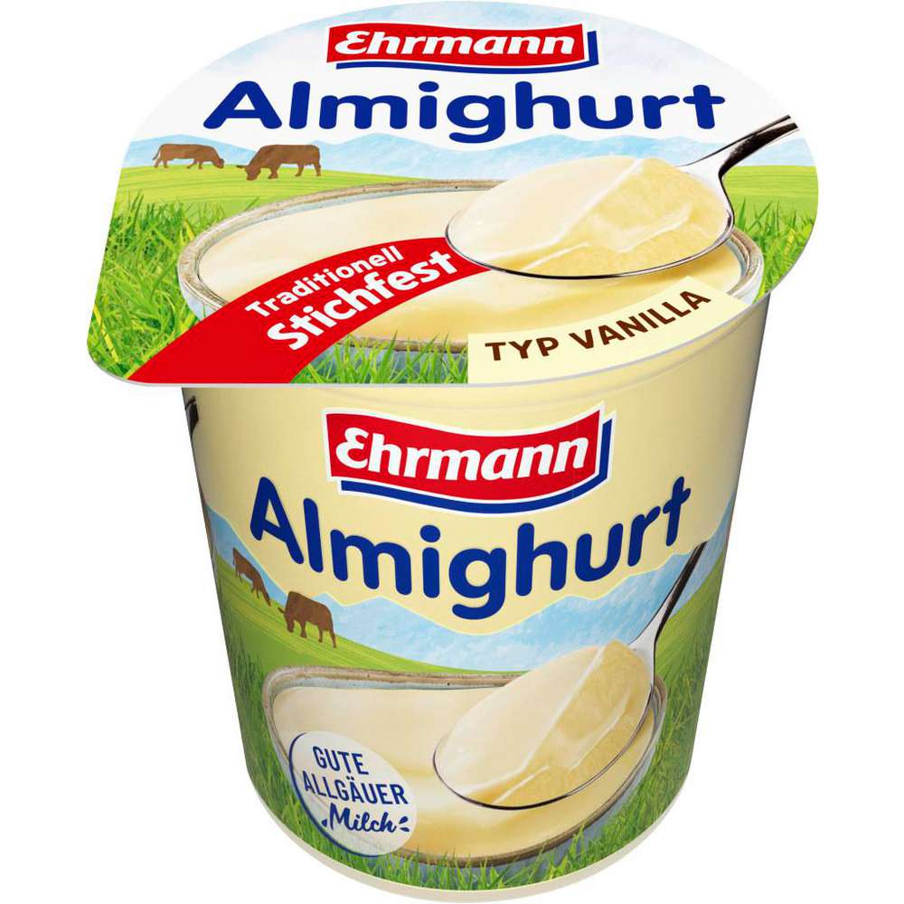 Produktabbildung Ehrmann Joghurt Almighurt, Vanille
