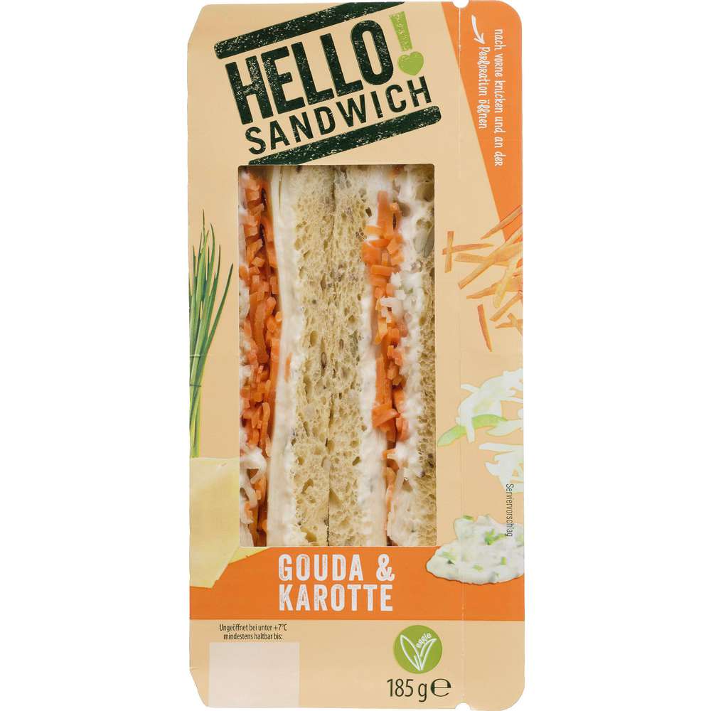 Produktabbildung Hello! Sandwich Kochschinken+Gouda