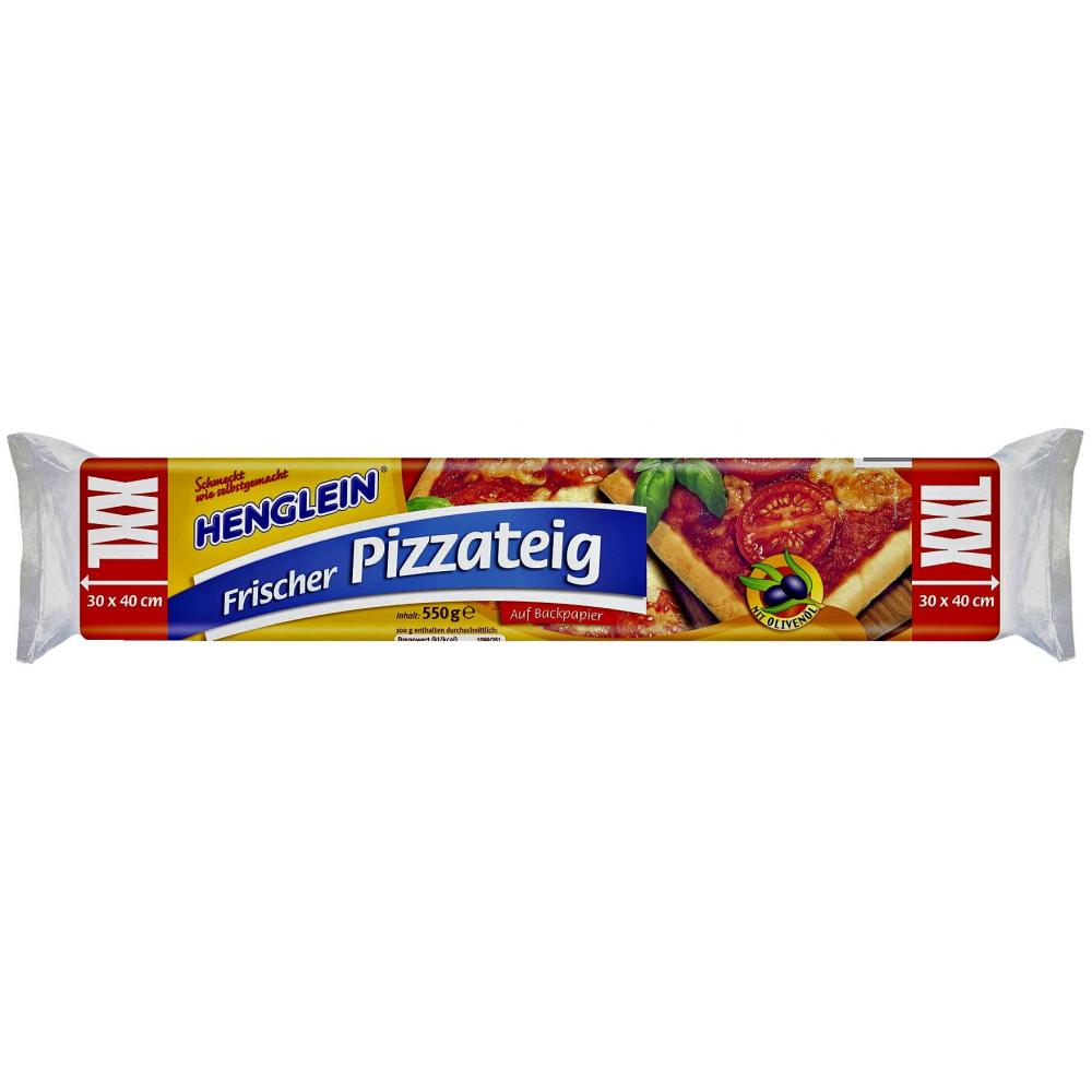 Produktabbildung keine Marke Henglein Frischer Pizzateig Xxl, 550 g