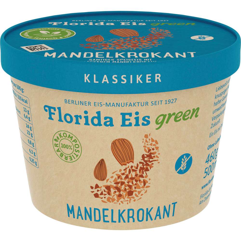 Produktabbildung Florida Eis Mandelkrokant Eis