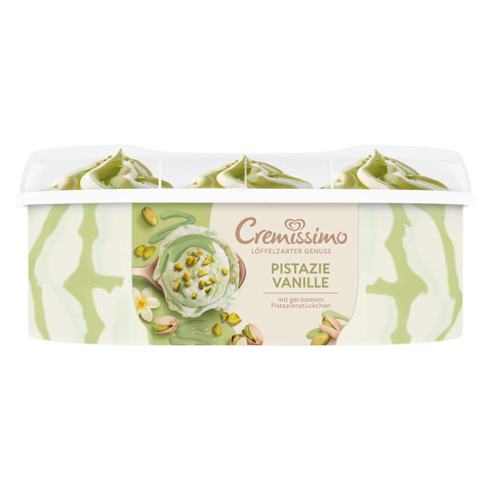 Produktabbildung Langnese Eis Cremissimo, Pistazie Vanille