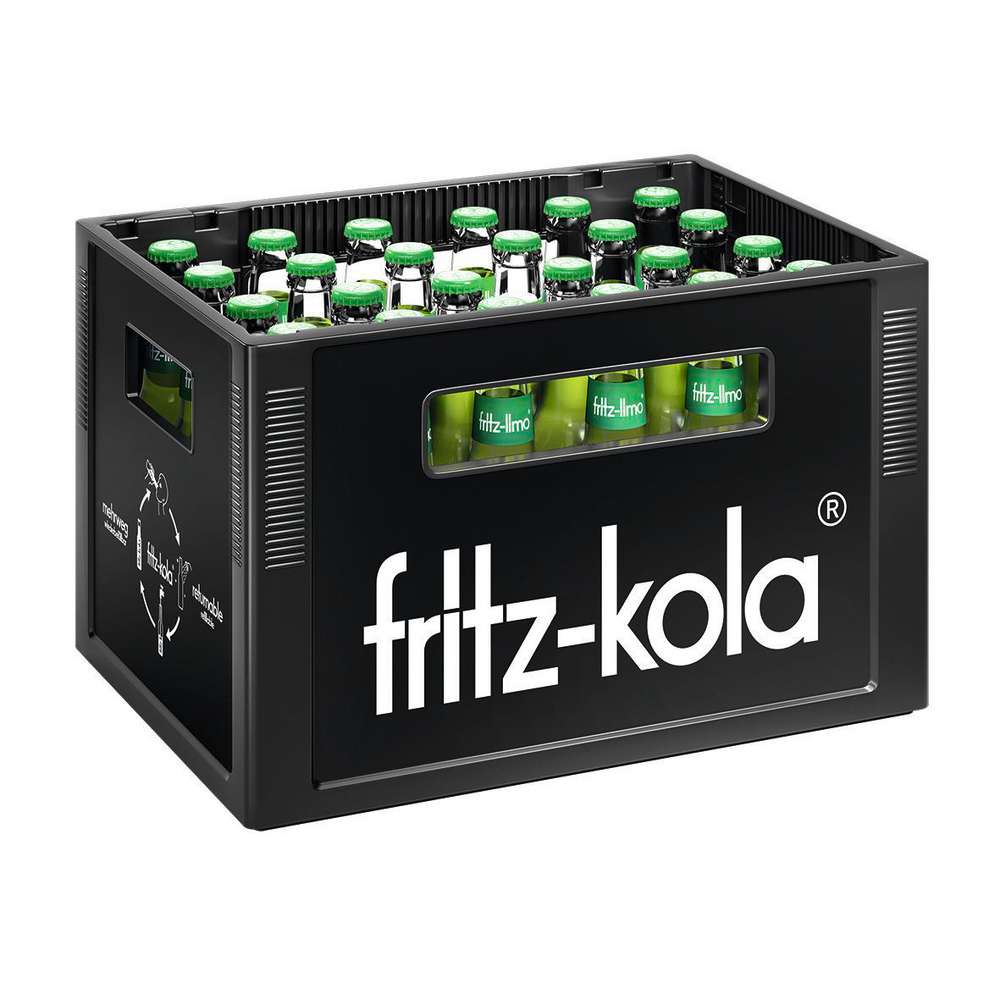 Produktabbildung Fritz-Limo Honigmelone-Limonade (24x 0,330 Liter)