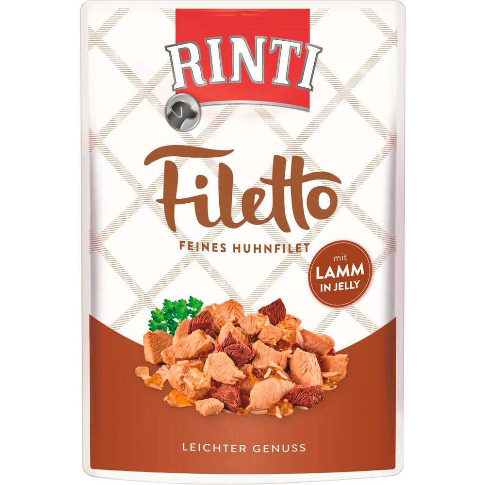 Produktabbildung Rinti Hunde-Nassfutter Filetto, Huhn & Lamm