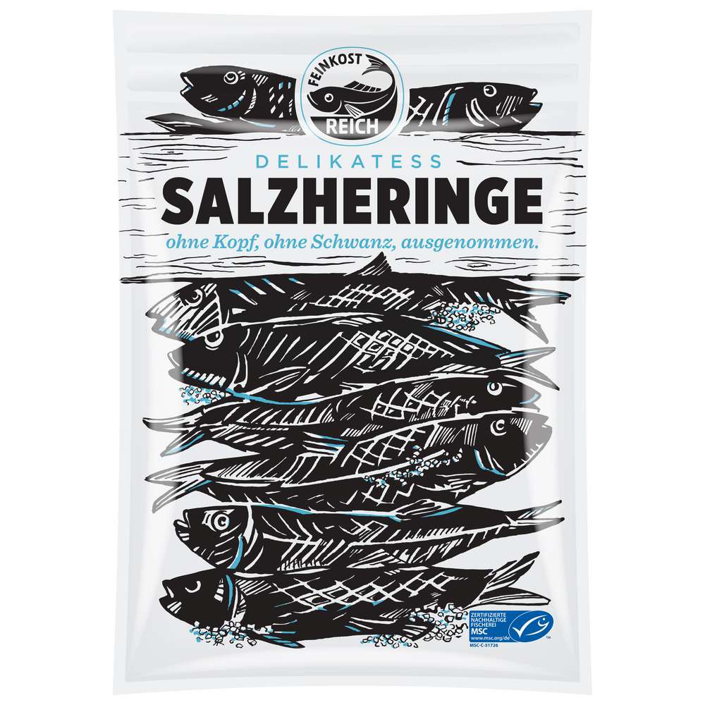 Produktabbildung Reich Feinkost Salzheringe ohne Kopf, ohne Schwanz