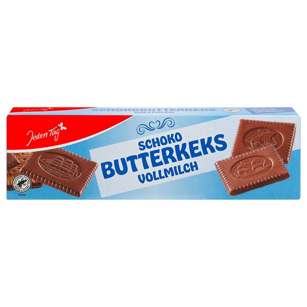 Produktabbildung Jeden Tag Schokokekse, Vollmilch