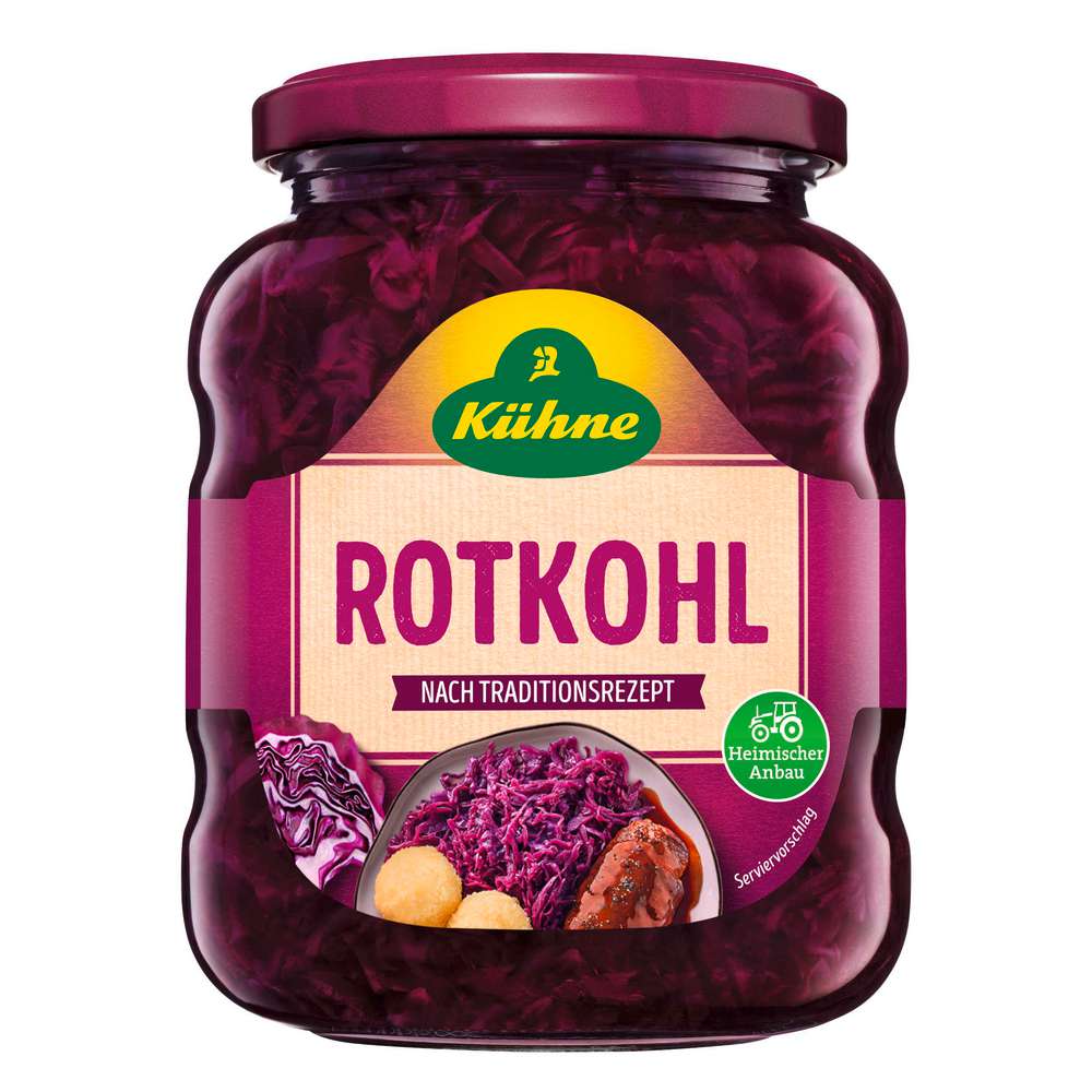 Produktabbildung Kühne Rotkohl, Küchenfertig