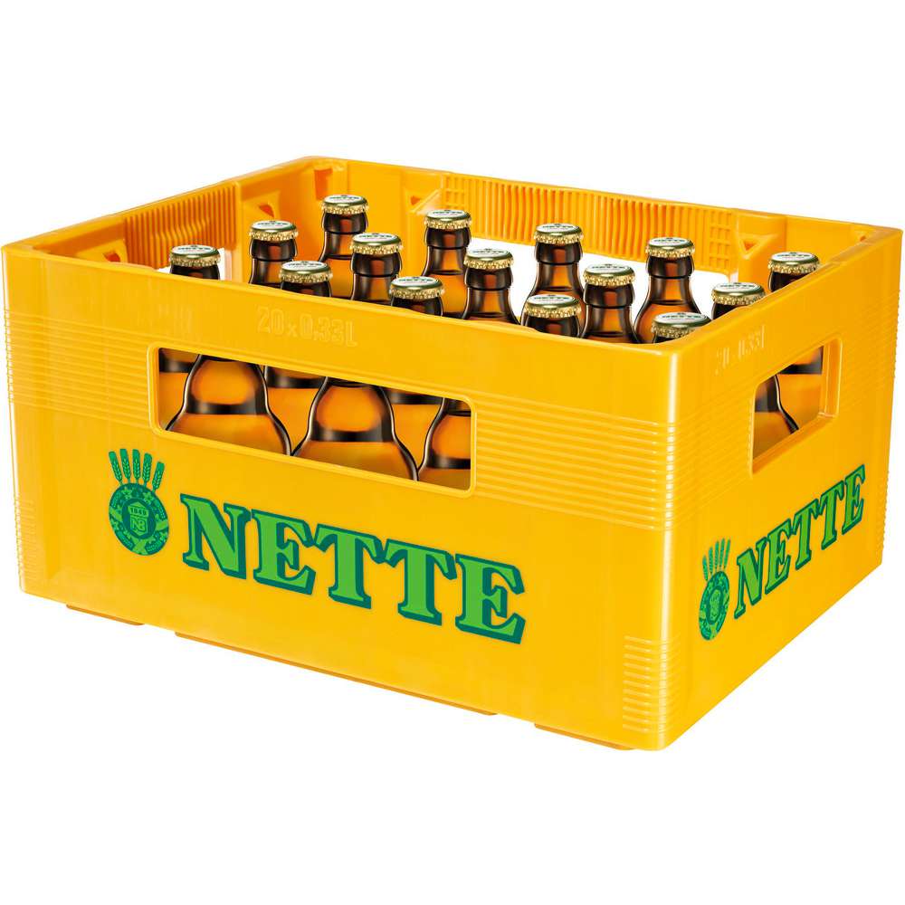 Produktabbildung Nette Edel Pils Bier 4,8% (20x 0,330 Liter)
