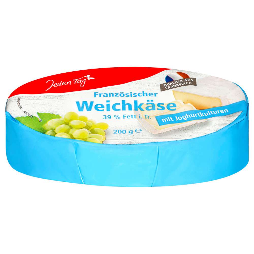 Produktabbildung Jeden Tag Ovaler Weichkäse, leicht