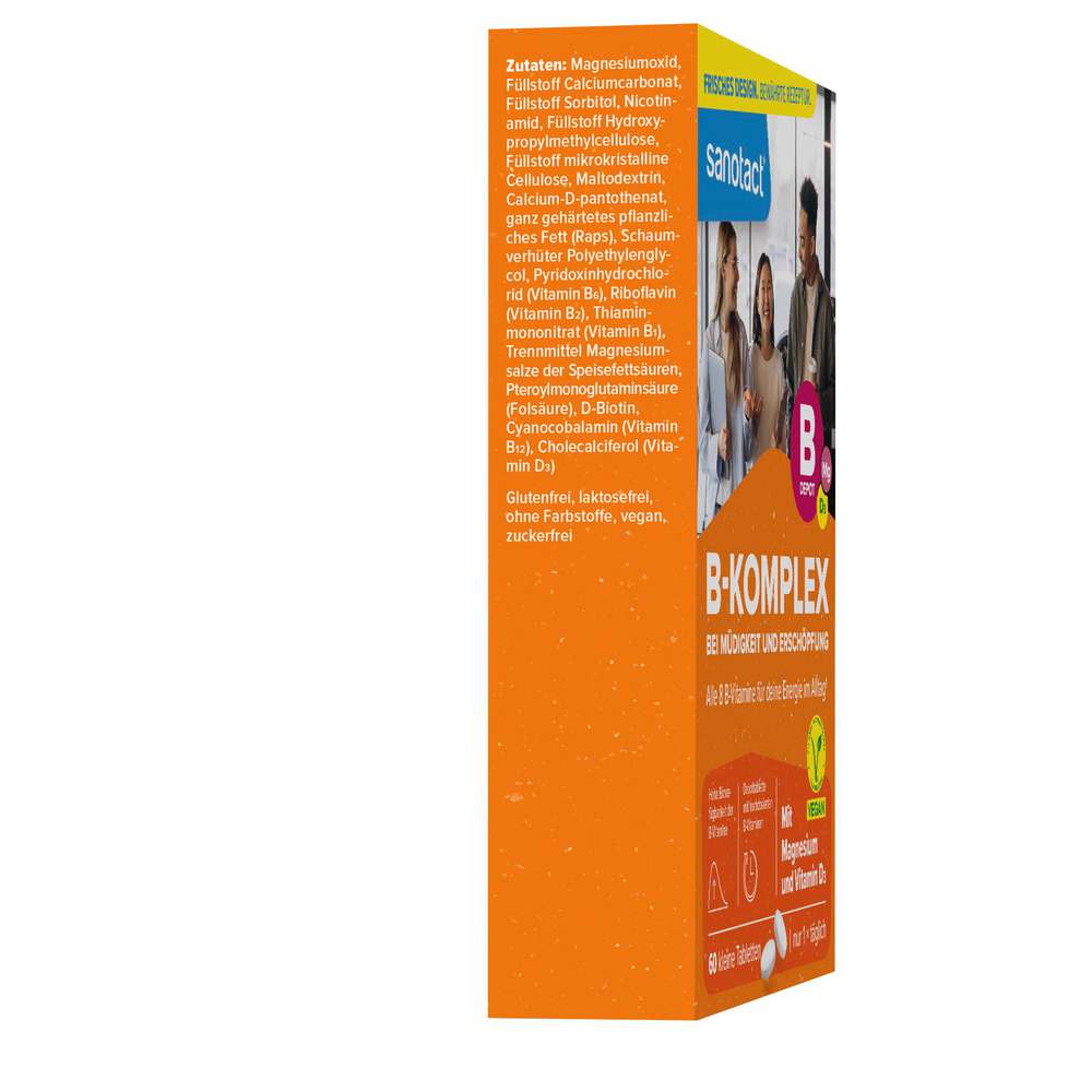 Produktabbildung sanotact B-Komplex + Magnesium + Vitamin D3