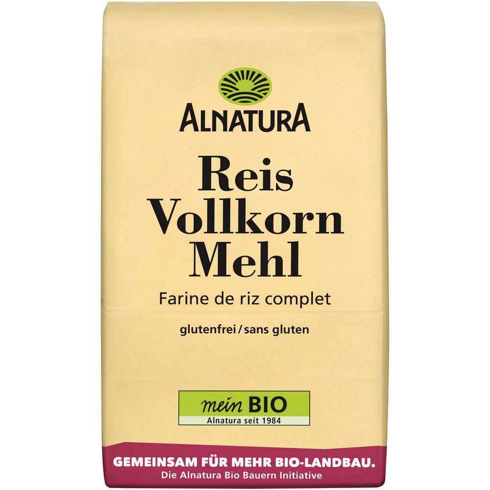 Produktabbildung Alnatura Bio REis Vollkorn Mehl