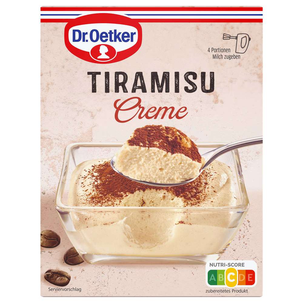 Produktabbildung Dr. Oetker Dessertpulver, Tiramisu Creme
