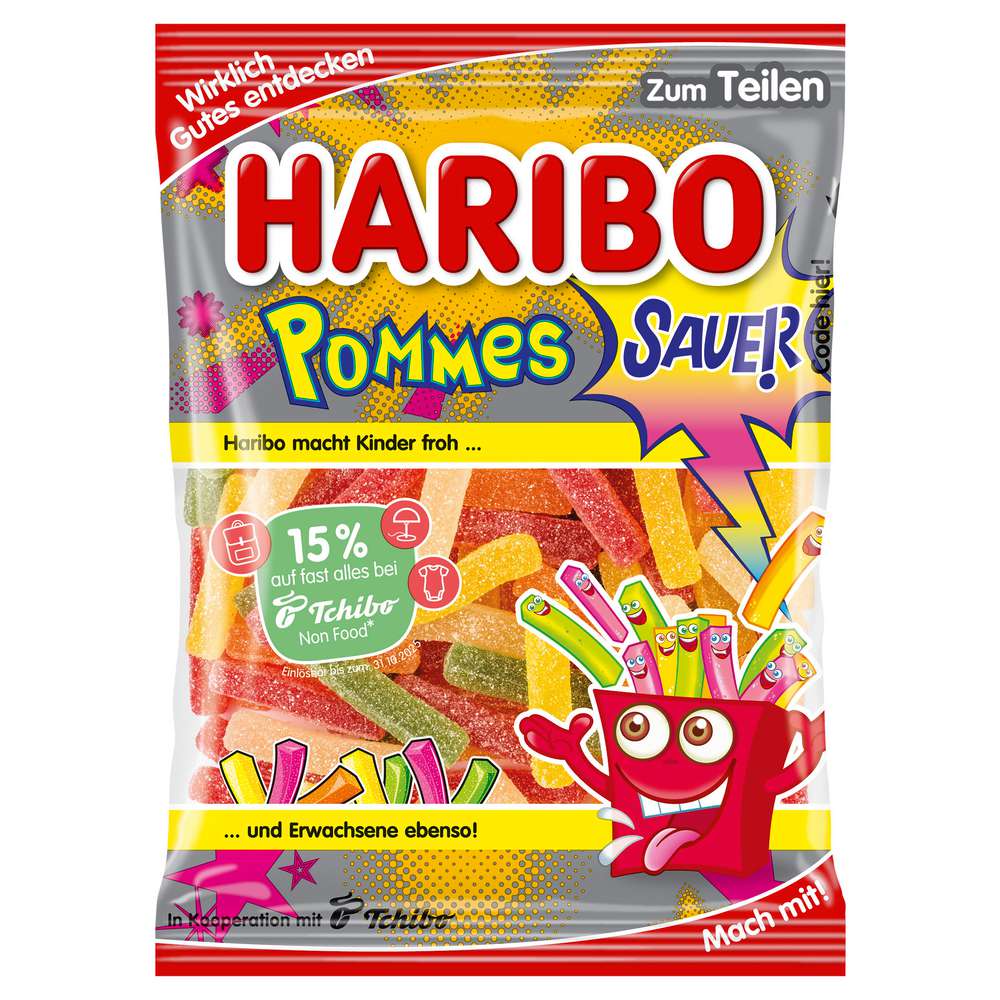 Produktabbildung Haribo Fruchtgummi Saure Pommes