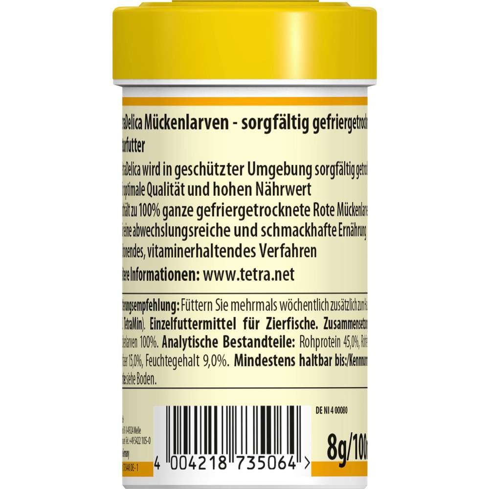 Produktabbildung Tetra Fisch-Futter Delica Leckerbissen, rote Mückenlarven