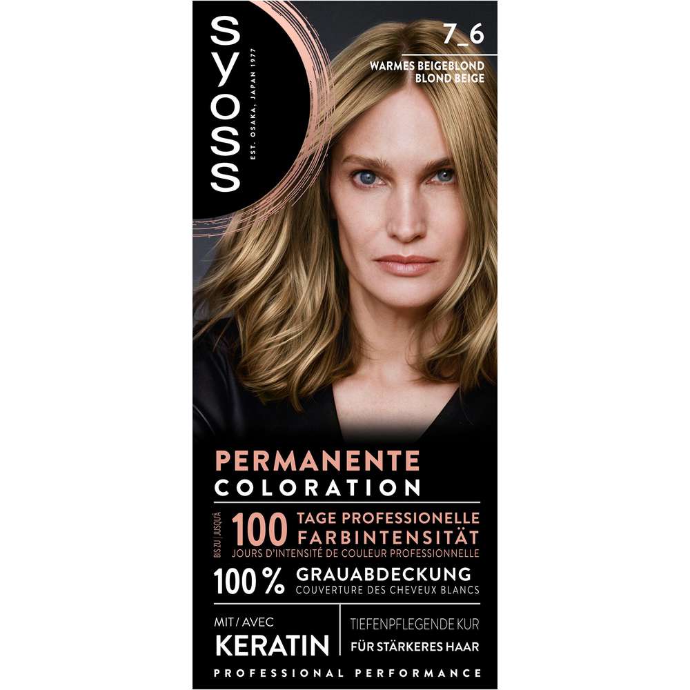 Produktabbildung Syoss Permanente Coloration Warmes Beigeblond 7_6