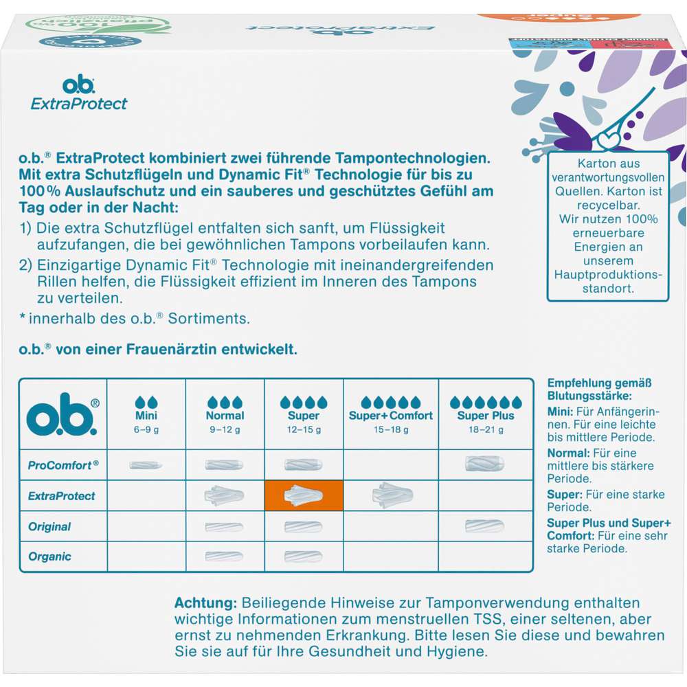 Produktabbildung o.b. Tampons, Super