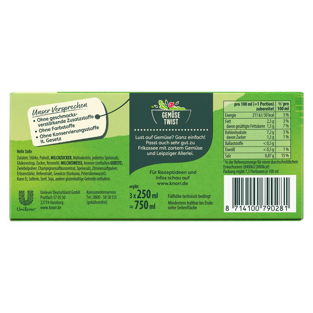 Produktabbildung Knorr Helle Soße