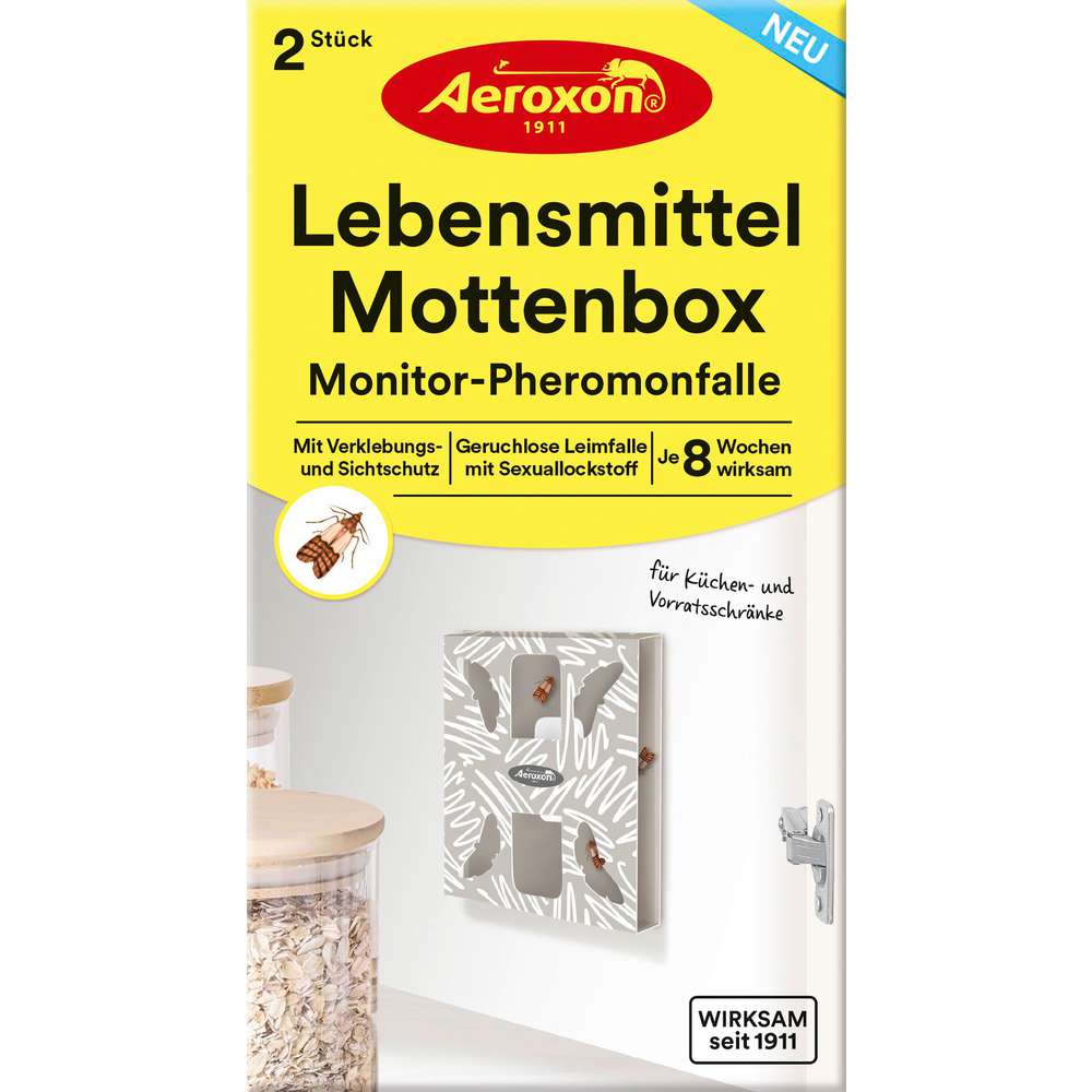 Produktabbildung Aeroxon Lebensmittelmotten-Box