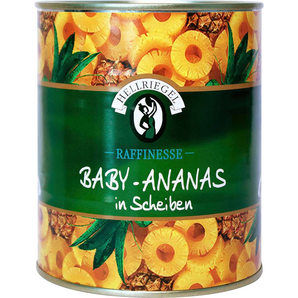 Produktabbildung Hellriegel Baby-Ananas in Scheiben