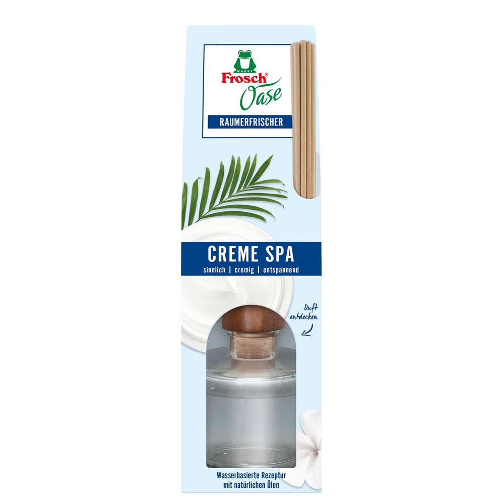 Produktabbildung Frosch Raumerfrischer Oase, Creme Spa