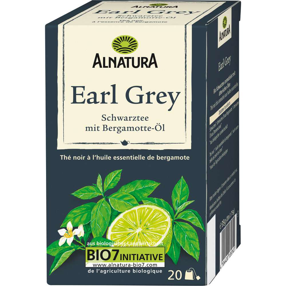 Produktabbildung Alnatura Bio Schwarztee, Earl Grey