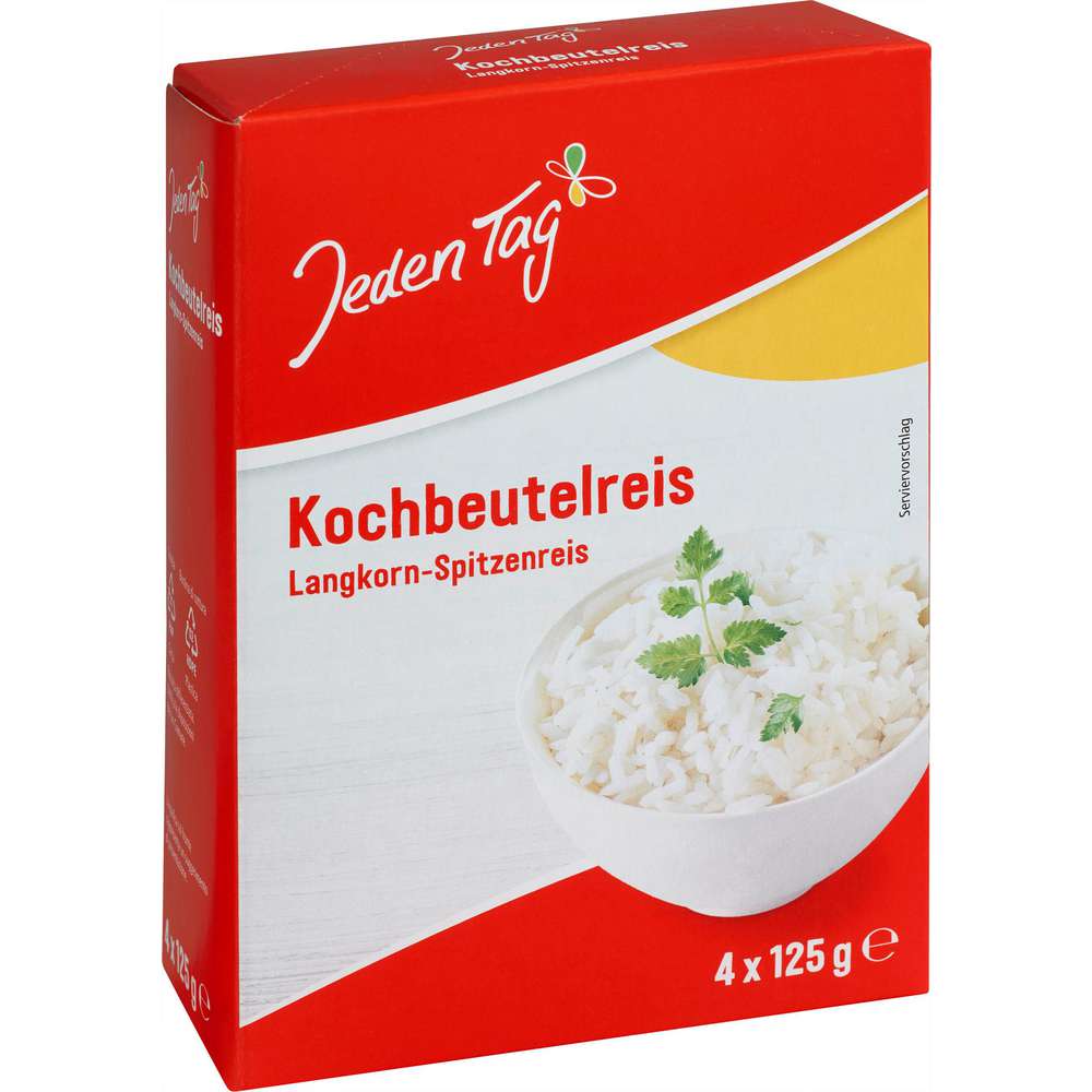 Produktabbildung Jeden Tag Langkorn-Reis, Kochbeutel