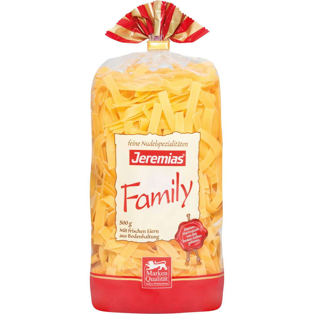 Produktabbildung Jeremias Nudeln, Bandnudeln