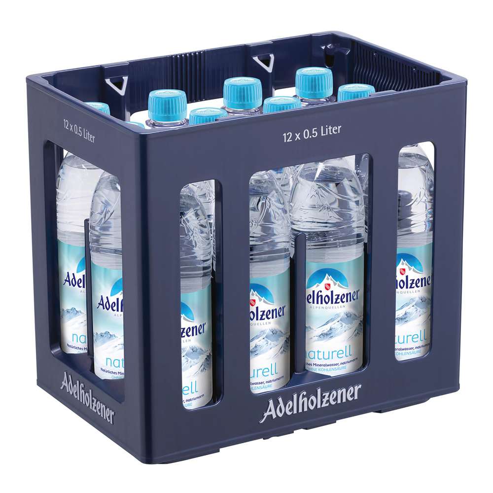 Produktabbildung Adelholzener Mineralwasser, Naturell (12x 0,500 Liter)