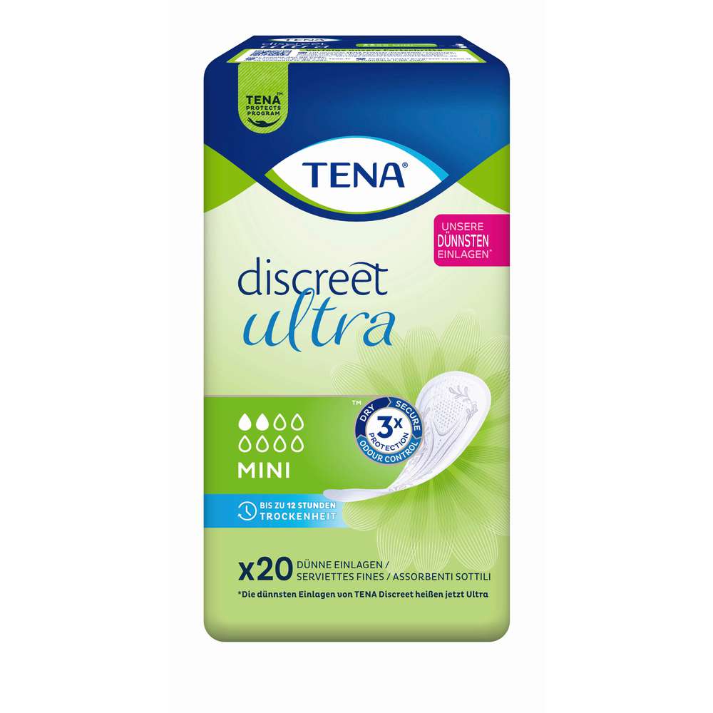 Produktabbildung Tena Discreet Einlagen, Mini, 20er