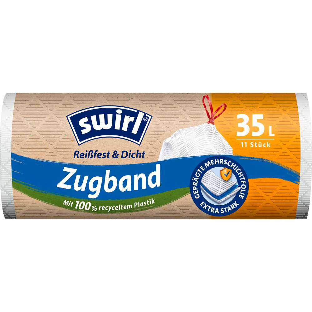 Produktabbildung Swirl Müllbeutel mit Zugband 35l