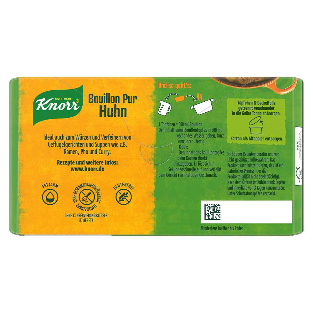 Produktabbildung Knorr Bouillon Pur, Huhn
