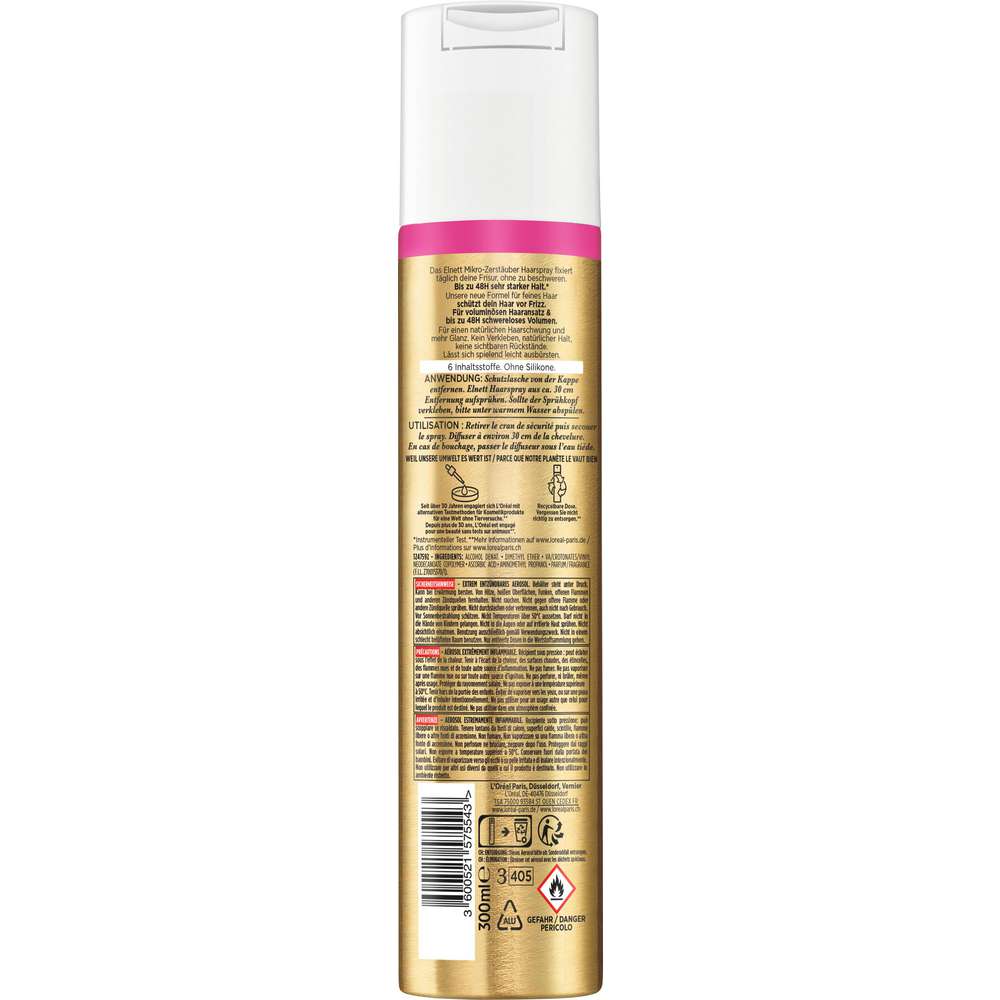 Produktabbildung L'Oreal Paris Elnett Haarspray, Volumen