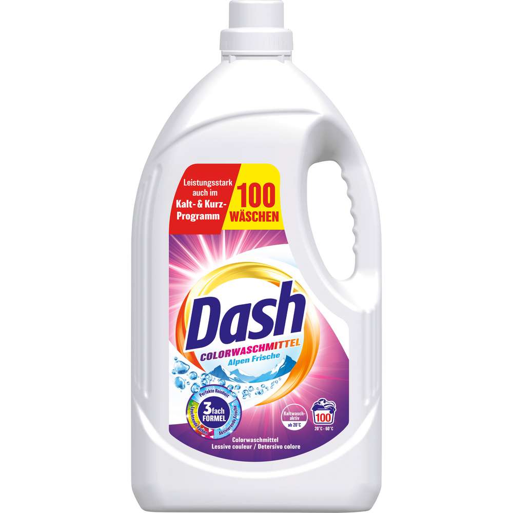 Produktabbildung Dash Color-Waschmittel flüssig, Alpen Frische