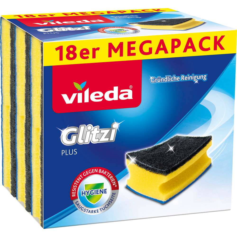 Produktabbildung Vileda Topfreiniger Glitzi 18 er Megapack