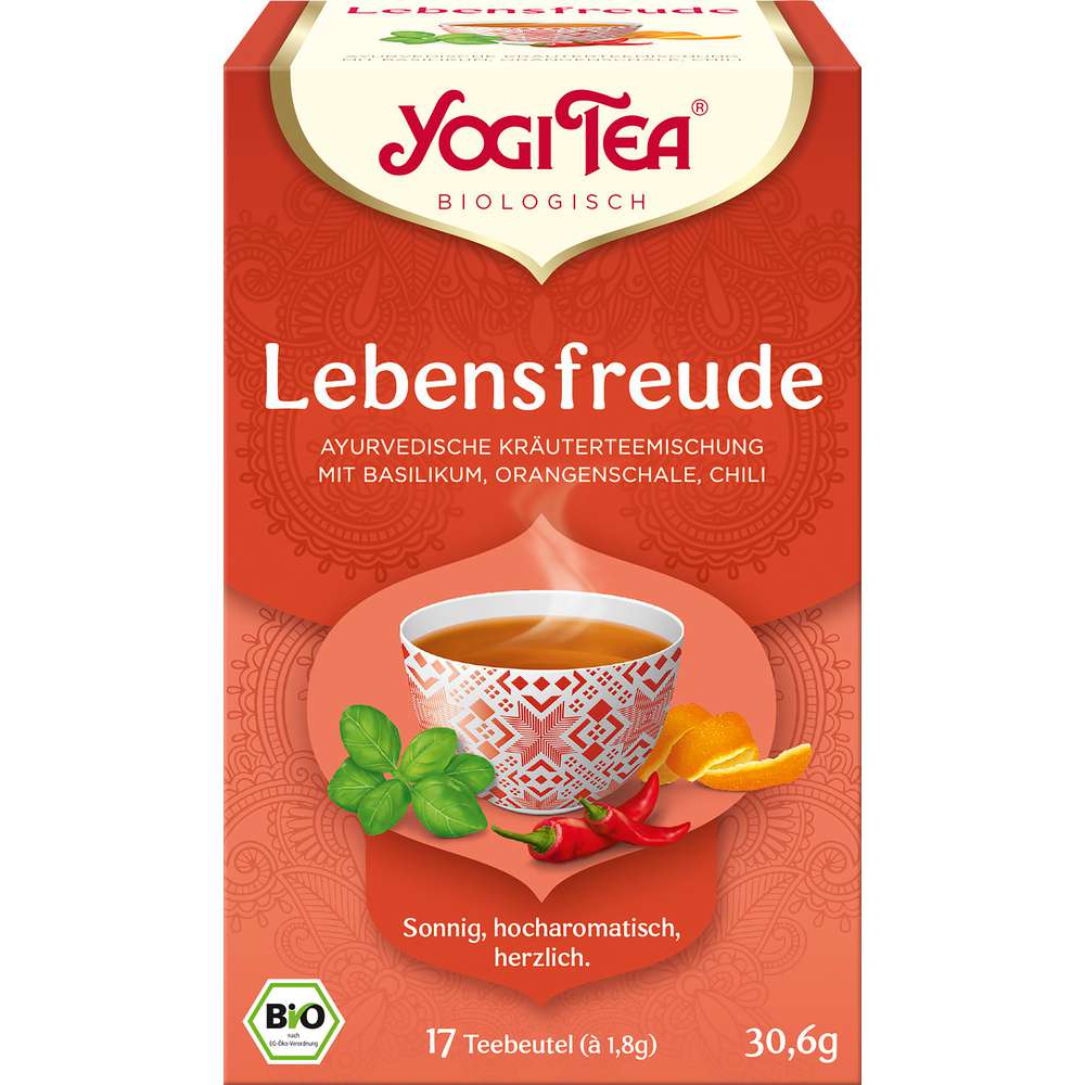Produktabbildung Yogi Tea Bio Kräutertee Lebensfreude