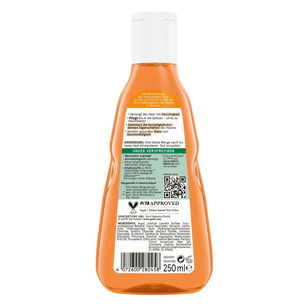 Produktabbildung Guhl Shampoo Feuchtigkeitsaufbau, Kaktusfeigen-Öl