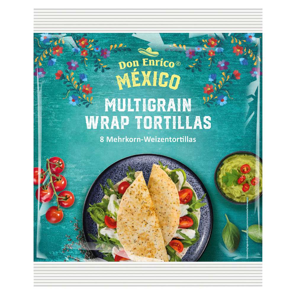 Produktabbildung DON ENRICO Multigrain Wrap Tortillas