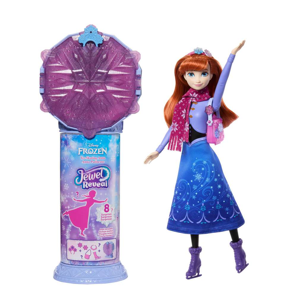 Produktabbildung Mattel Disney Die Eiskönigin Juwel Reveal Anna Puppe Welle 2