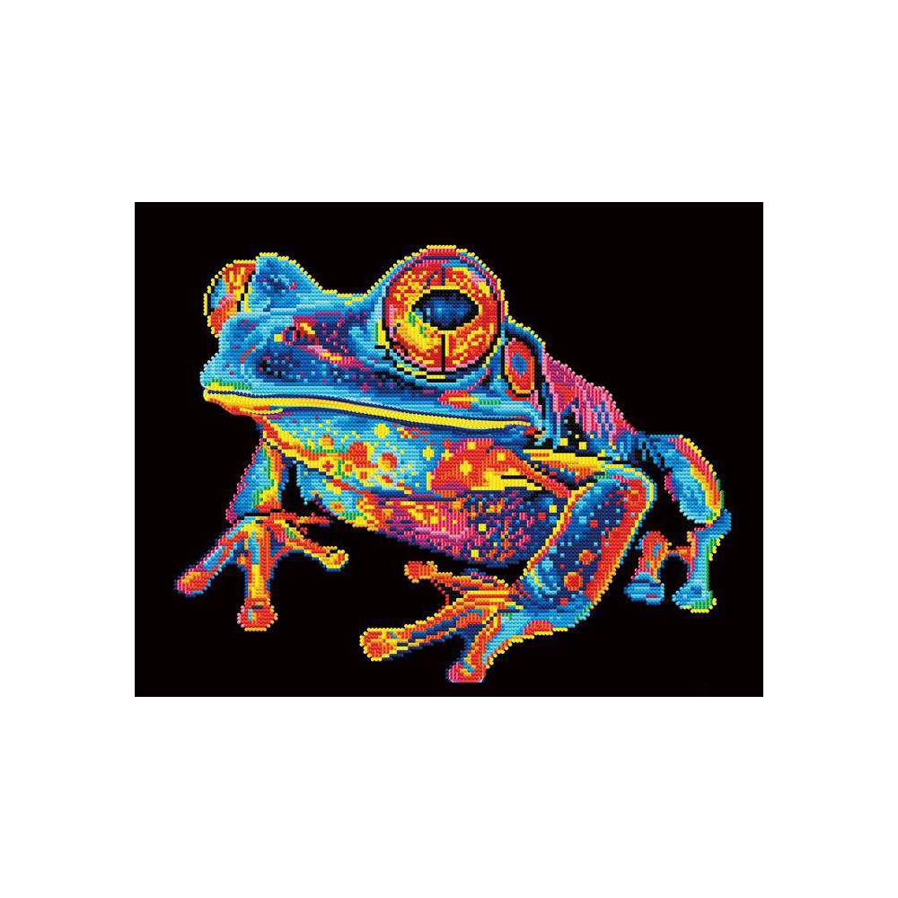 Produktabbildung Carletto Diamond Painting Neon Baumfrosch