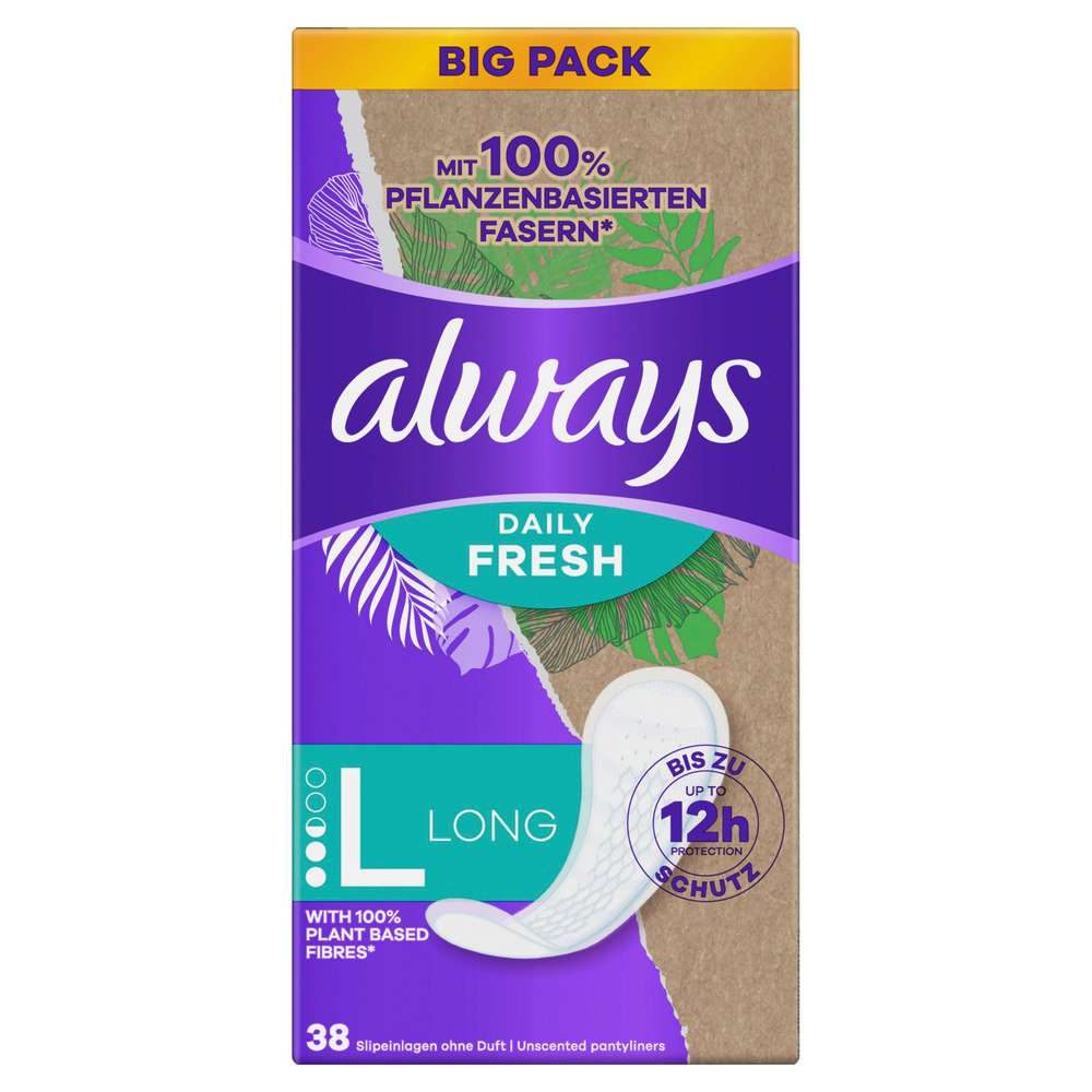 Produktabbildung Always Daily Fresh Slipeinlagen Long