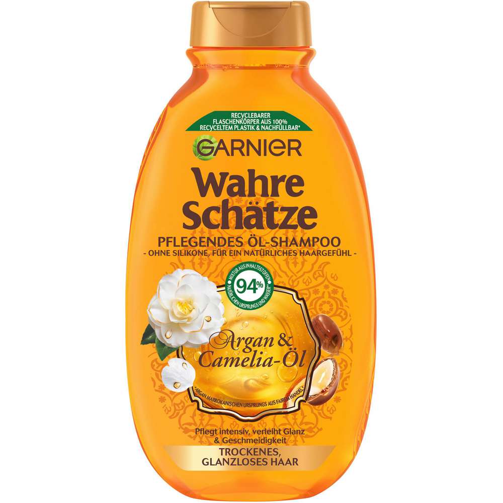 Produktabbildung Garnier Shampoo Wahre Schätze, Argan-Camelia