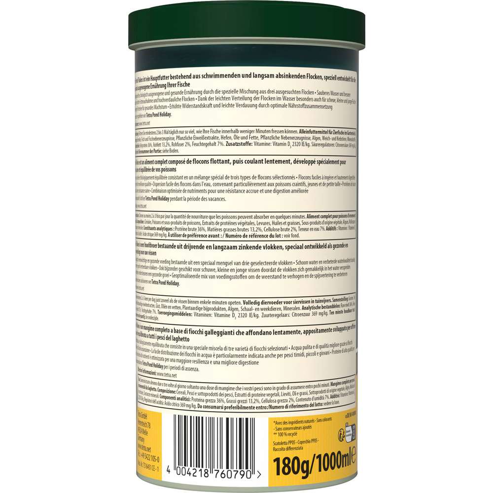 Produktabbildung Tetra Fischfutter Pond Flakes