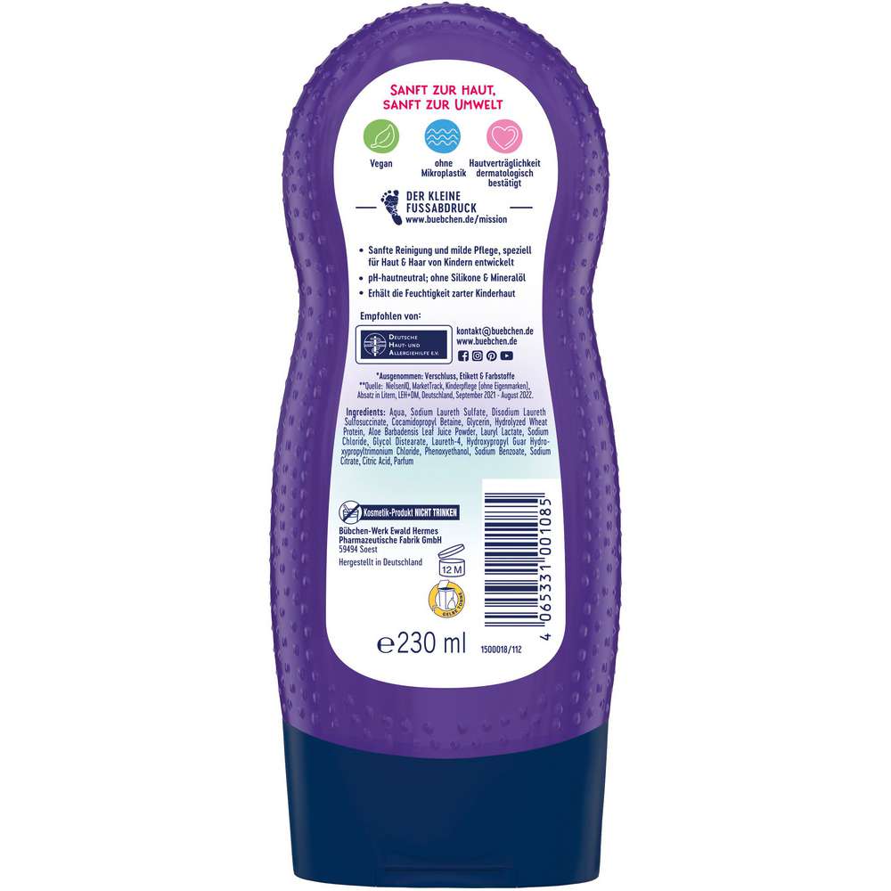 Produktabbildung Bübchen Kinder 3in1 Shampoo + Duschgel, Meereszauber