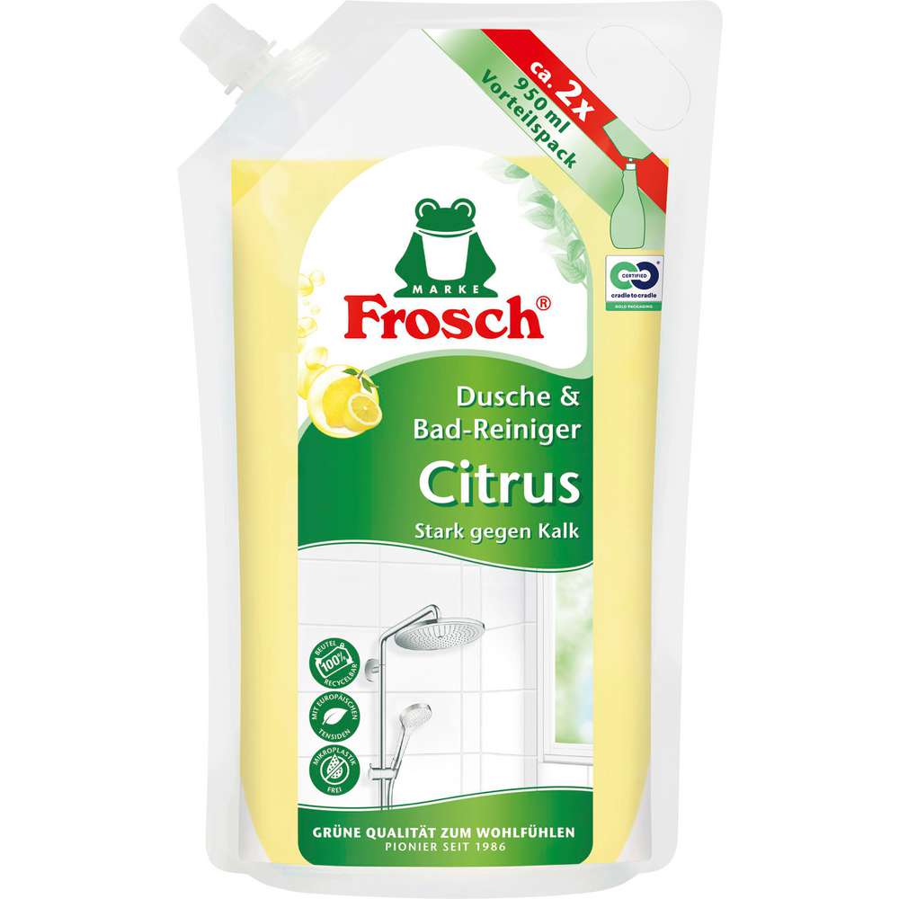 Produktabbildung Frosch Dusche & Badreiniger, Citrus