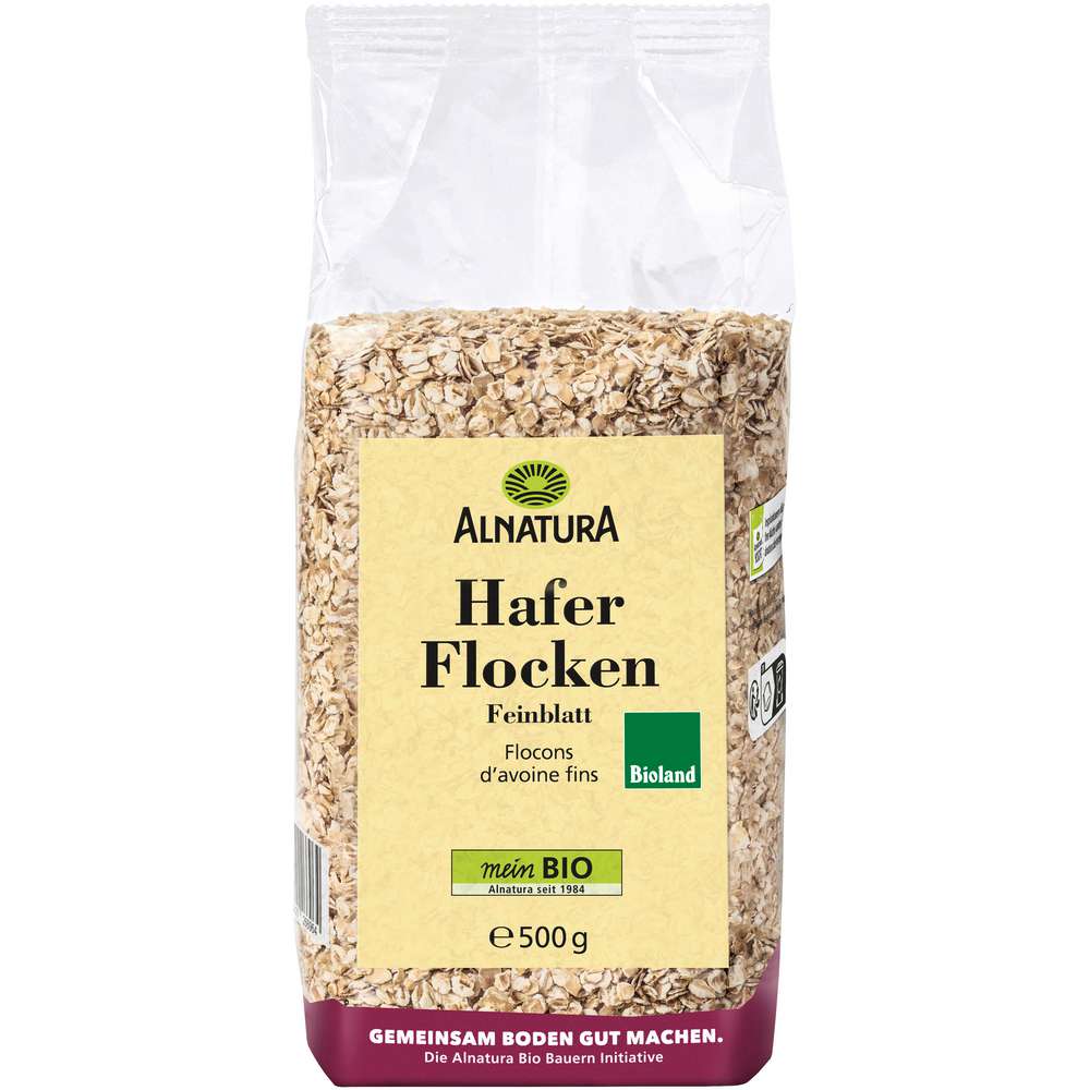 Produktabbildung Alnatura Bio Haferflocken, feinblatt