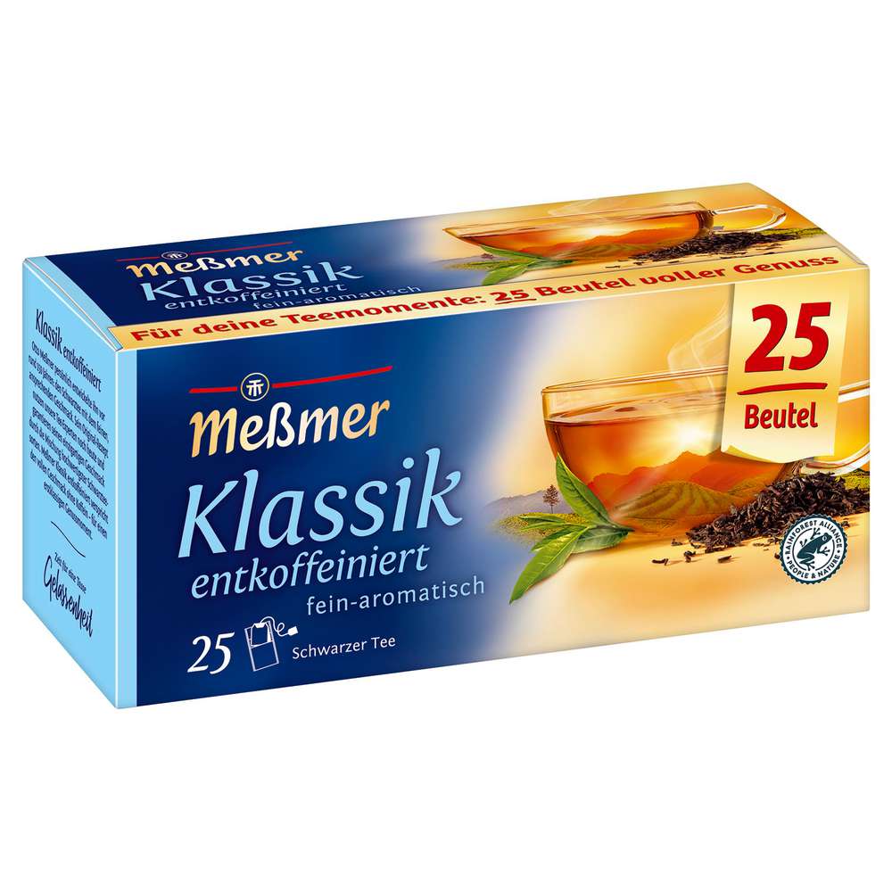 Produktabbildung Messmer Schwarzer Tee, Entkoffeiniert