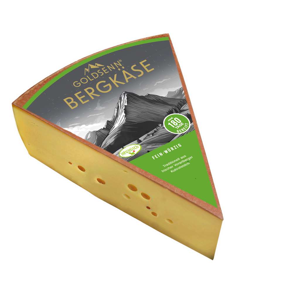 Produktabbildung Goldsenn Bergkäse, 180 Tage gereift