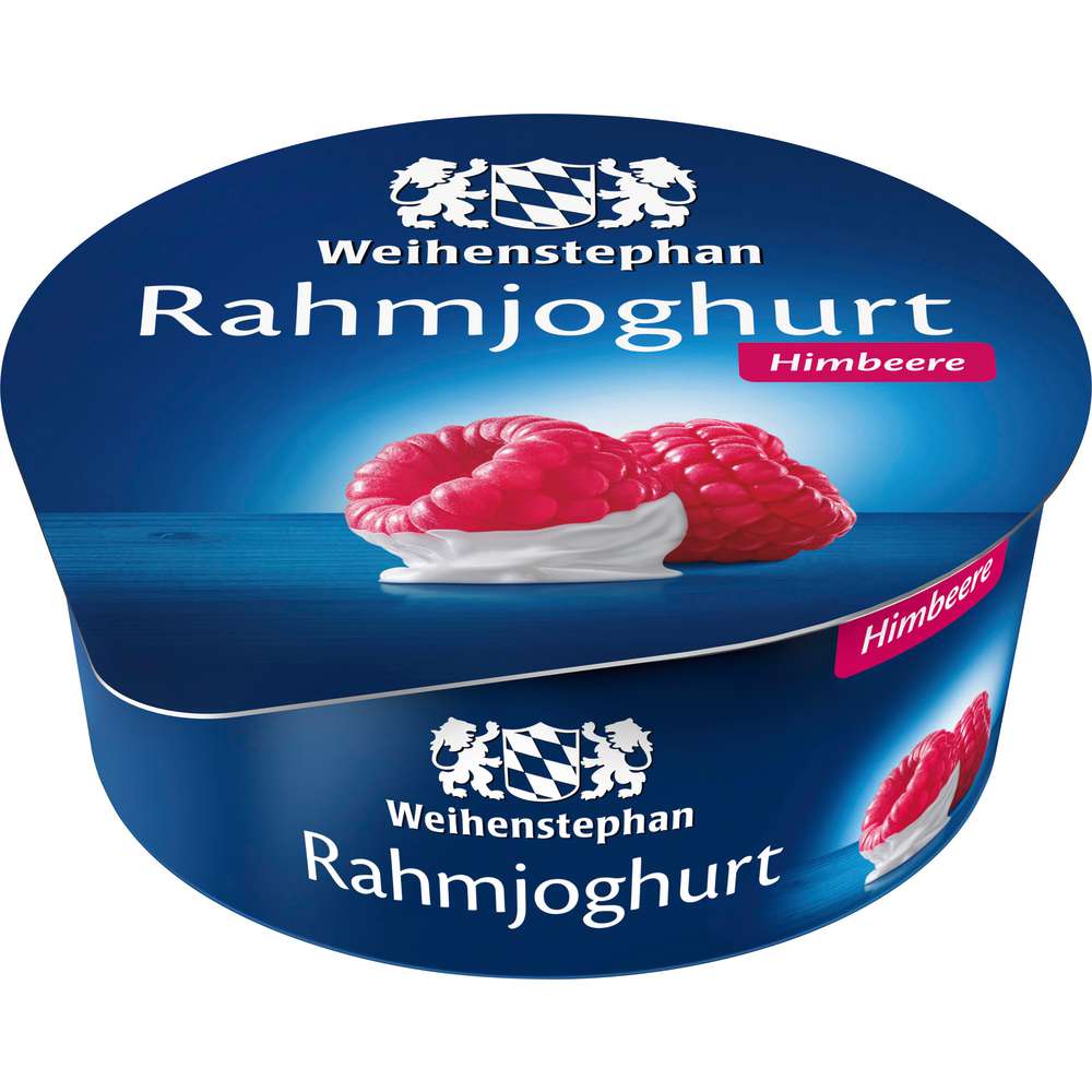 Produktabbildung Weihenstephan Rahmjoghurt, Himbeere